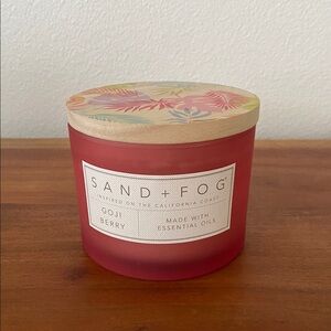 sand & fog candle essential oils spring gift gogi berry 12 oz home decor